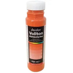 PUFAS Vollton- und Abtönfarbe decolor Abtönfarbe, Orange 250 ml orange