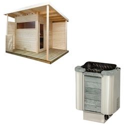 Seniotec Sauna Komplettset Scala Medium | Cumulus | 5 Pers.