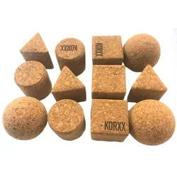 Korxx Geo-Set 12 Korkspielzeug Set St