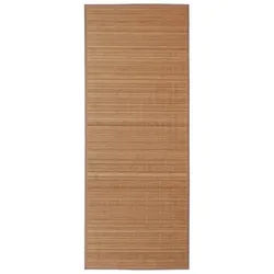 vidaXL Teppich, Bambus 160x230 cm Braun