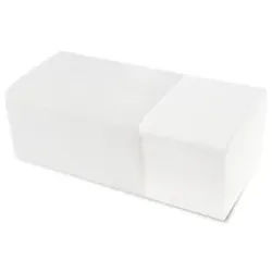 Quicky Papierhandtücher, 2-lagig, V-Falz, 22,7 x 21 cm, hochweiß, Reißfestes Handtuchpapier aus Zellstoffpapier, 1 Karton = 16 Bündel à 250 Blatt