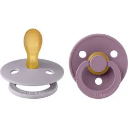 BIBS Colour Size 1: Symmetrical 0-6 months Schnuller Fossil Grey / Mauve 2 St.