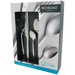 Michelino Besteck-Set Besteckset 24 teilig Serie Dilara für 6 Personen Edelstahl (24-tlg)