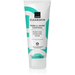 Avon Clearskin Pore & Shine Control reinigende Maske mit Aktivkohle 75 ml