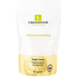 Greendoor Körperpeeling Virgin Kokosöl 220 g