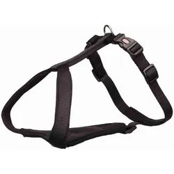 TRIXIE Hunde-Geschirr Hundegeschirr Premium Y-Geschirr, Polyester schwarz XL-XXL | 95 cm - 120 cm
