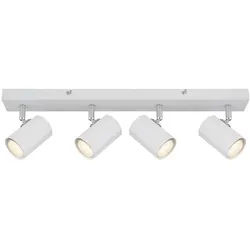 Globo Strahler , Weiß , Metall , 6x14.5x53 cm , Ce , verstellbare Spotlights , Lampen & Leuchten, Leuchtenserien