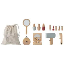 Bloomingville Daisy Toy Make-up set, Rose, Buche Set of 11