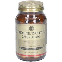 Solgar® Choline/Inosito 250/250 mg