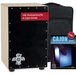 XDrum Cajon Peruana Black Wood inkl. Cajonschule