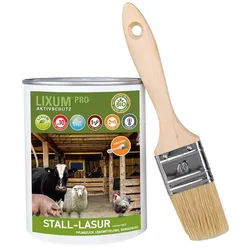 LIXUM Holzschutzlasur LIXUM Pro vollbiologische Tierstall - Stall Lasur universell braun