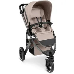 ABC Design Jogger , Beige , Textil , 65x122x95 cm , EN 1888, UV 50+ , Feststellbremse, Fußstütze abklappbar, Federung, kugelgelagerte Räder, Verdeckung abnehmbar, 5-Punkte-Gurt, Handbremse, für Babyschale geeignet, Griff in Lederoptik, Transportsicherung, Sitz umsetzbar, Reflektorstreifen, abnehmbarer Schutzbügel , Baby on Tour, Kinderwagen, Sportkinderwagen & Babyjogger