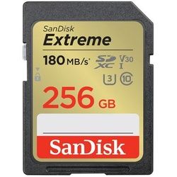 SanDisk SDXC Extreme V30 UHS-I U3, Class 10 Speicherkarte 256 GB 180MB/s