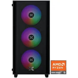 CAPTIVA Highend Gaming R99-651 Gaming-PC (AMD Ryzen 5 8400F, RadeonTM RX 9070 XT, 32 GB RAM, 1000 GB SSD, Luftkühlung) schwarz