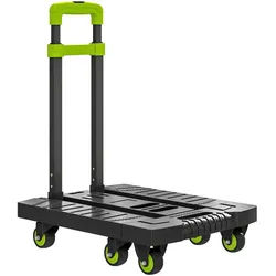 Homcom Sackkarre Metall Kunststoff Grün , 35x102x49 cm , Gartenzubehör, Gartenpflege, Gartengeräte