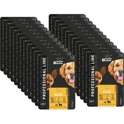 SUPER BENO Adult kleine und mittlere Hunderassen Beutel mit Ente 24x100g
