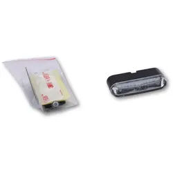 HIGHSIDER smart LED Standlicht schwarz Tri-LED, mit Halterung und selbstklebender Folie, 12V (1Stk), schwarz