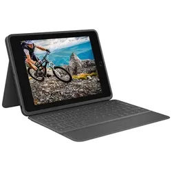 Rugged Folio - keyboard and folio case - French - Tastatur & Folio-Set - Französisch - Schwarz