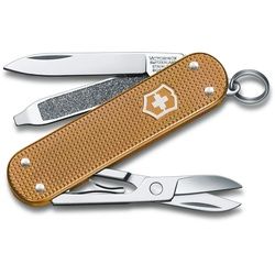 Victorinox Classic SD Alox Colors, 58 mm, kleines Taschenmesser Wet Sand