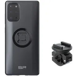 SP Connect Komplettpaket Motorrad Bundle auf Rückspiegel montiert - Samsung S20+