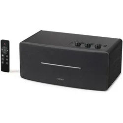 Edifier® D12 Lautsprechersystem Stereo (Bluetooth, 70 W, Infrarot-Fernbedienung, Echtholz) schwarz