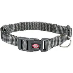 TRIXIE Premium Halsband, XS–S: 22–35 cm / 10 mm, grafit