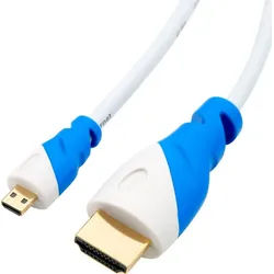CSL HDMI Kabel, 3-fach geschirmt, verschiedene Längen Audio- & Video-Kabel, HDMI, (150 cm) weiß