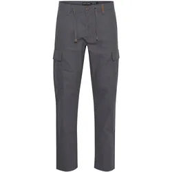 Cargohose INDICODE "Cargohose IDMosat", Herren, Gr. XL, N-Gr, braun (iron), Obermaterial: 55% Leinen LI. 45% Baumwolle CO., Hosen Cargohose