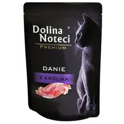 Dolina Noteci Premium Nasses Katzenfutter - Kaninchengericht 85g