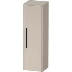Duravit D-Code Halbhochschrank DC1338RBD910000 Griffe Diamantschwarz, Taupe Matt, 400x1320x36 mm