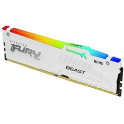 FURY Beast RGB DDR5-5600 - 32GB - CL36 - Single Channel (1 pcs) - AMD EXPO & Intel XMP - Weiß mit RGB