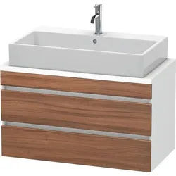 Duravit DuraStyle Konsolenwaschtischunterbau wandhängend Nussbaum & Weiß Matt 900x478x512 mm - DS530 DS530807918