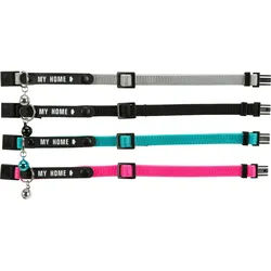 TRIXIE Katzenhalsband mit Adresslasche My Home