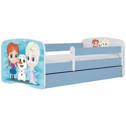 Raumhirsch Furniture Kinderbett Eisberg mit Schublade 140/70 80/61/144 , Blau , Holzwerkstoff , Rechteckig , 70x140 cm , FSC 100% , Babymöbel & Kindermöbel, Kinderzimmer & Jugendzimmer, Kinderbetten