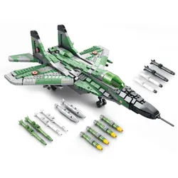 Reobrix 33024 Kampfjet Klemmbaustein Flugzeug 1387 Teile ab 14
