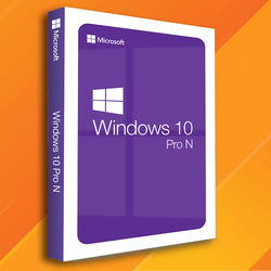 Windows 10 Pro N 32/64 Bit, Vollversion | Sofortdownload + Produktschlüssel