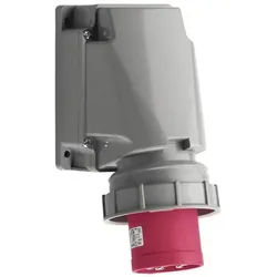ABL CEE-Aufbaugerätestecker 4-polig 63A 6h G43S35 400V/rt IP44 Schraubkl abgew Kunststoff