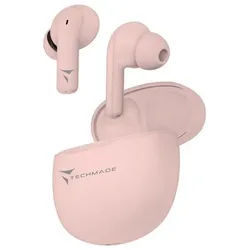 Techmade Techmade Earbuds K201E Pink In-Ear-Kopfhörer (Noise-Cancelling) rosa