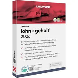 Lexware lohn+gehalt 2026 Jahresversion 365-Tage Software