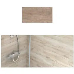 BARIDECOR Wandpaneel wasserfeste Wandfliese selbstklebend, BxL: 60x30 cm, 0,18 qm, (Packung mit 1,62 qm, Versandkostenfreie Lieferung) 9 Fliesen/Karton, inkl. Klebestreifen, wasserresistent braun