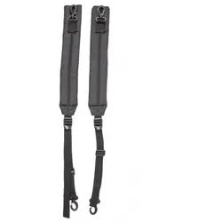 Amphibious Spallacci Slim Rucksackgurte, schwarz
