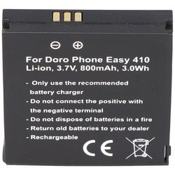 Doro PhoneEasy 410 Akku, Doro Phone Easy 610 Akku, SHELL01A Akku Care Clamshell