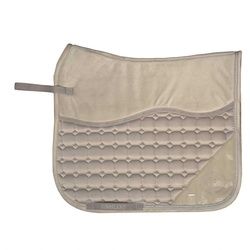 Kingsland odessa Satin- & Samtschabracke mit silbernen Strasssteinen Beige Cinder Sommer 2022, Größe: Dressage