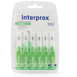 INTERPROX reg micro grün Interdentalbürste Blis. 6 St Zahnbürste
