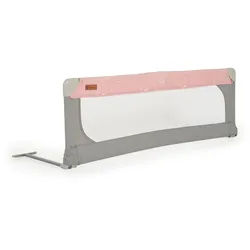 Cangaroo Bettschutzgitter Leinen 130 cm Bettgitter Rausfallschutz Front klappbar rosa