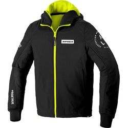 Spidi Armor Evo, Kapuzenjacke - Schwarz/Neon Gelb - 3XL