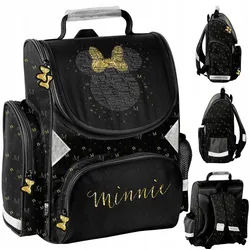 PASO Schulranzen Leichter ergonomischer Tornister Minnie Maus mit Reflexstreifen