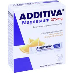 Additiva Magnesium 375mg Sticks Orange 20 ST