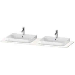 Duravit Happy D.2 Plus Konsole Weiß Hochglanz 1600x550x16 mm - HP032HB2222 HP032HB2222