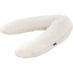 Stillkissen TRÄUMELAND "Kissen Twister grün", beige, B:16cm H:10cm L:190cm, Baumwolle, Funktionskissen, vielseitige Anwendungsmöglichkeiten